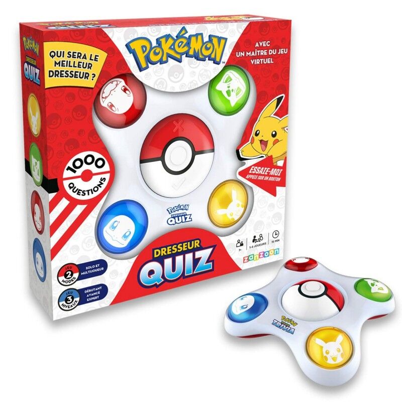Pokémon|Jogo de perguntas e respostas Pokémon Bandai Trainer Quiz Eletrónico Interativo (Francês) Pokémon|Jogo de perguntas e respostas Pokémon Bandai Trainer Quiz Eletrónico Interativo (Francês)