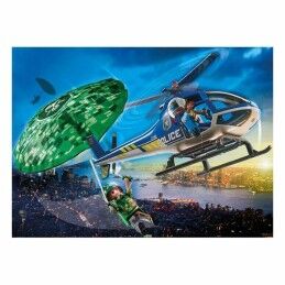 Playmobil|Playset  City Action Police helicopter: Parachute Chase Playmobil 70569 (19 pcs)