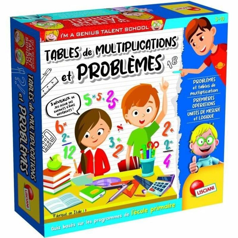 Lisciani Giochi|Jogo Educativo Lisciani Giochi Multiplications et problèmes Lisciani Giochi|Jogo Educativo Lisciani Giochi Multiplications et problèmes