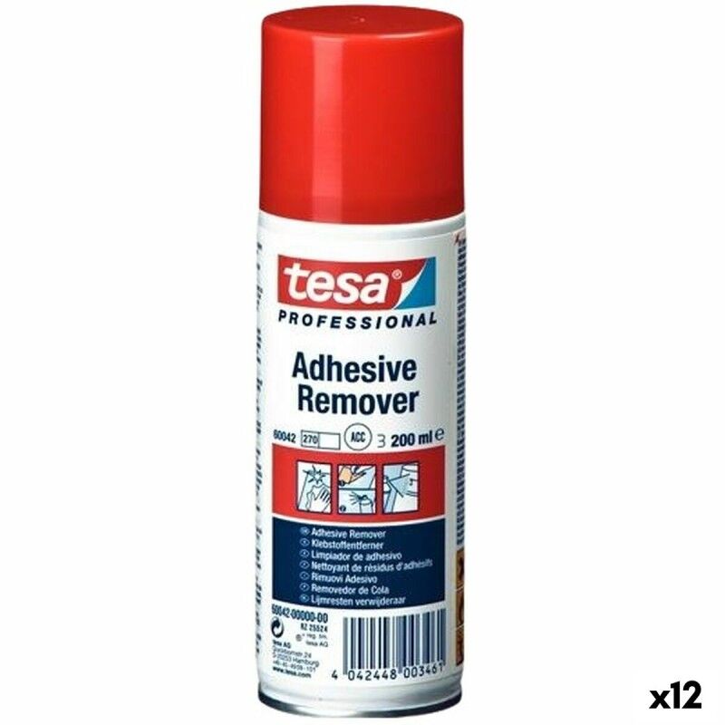 TESA|Limpador Adesivo TESA 200 ml Spray (12 Unidades) TESA|Limpador Adesivo TESA 200 ml Spray (12 Unidades)