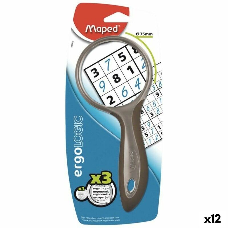 Maped|Lupa Maped Ø 7,5 cm (12 Unidades)