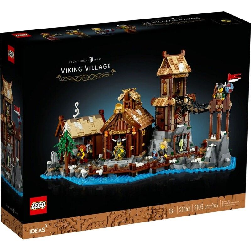 Lego|Jogo de Construção Lego PUEBLO VIKINGO 2103 Piezas Lego|Jogo de Construção Lego PUEBLO VIKINGO 2103 Piezas