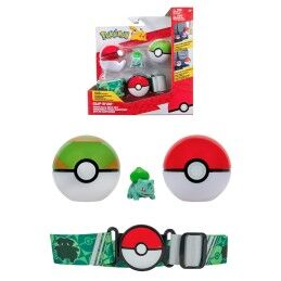 Pokémon|Figuras de Ação Pokémon Clip belt 'N' Go - Bulbasaur 5 cm