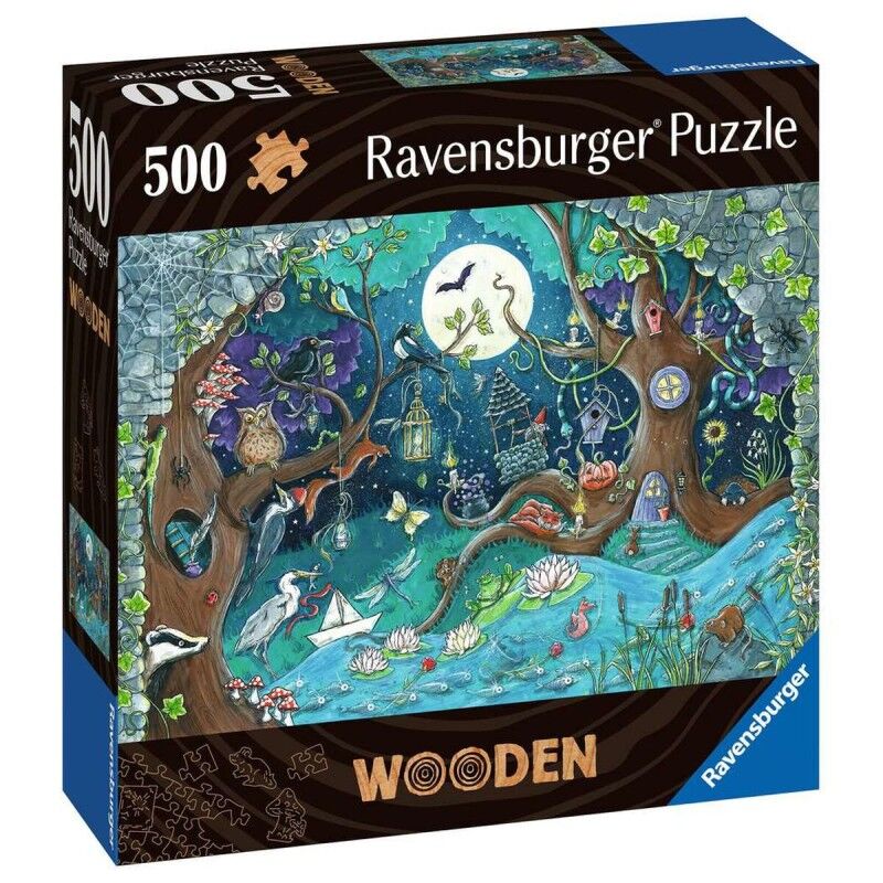 Ravensburger|Puzzle Ravensburger 17516 Fantasy Forest Madeira 500 Peças Ravensburger|Puzzle Ravensburger 17516 Fantasy Forest Madeira 500 Peças