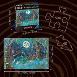 Ravensburger|Puzzle Ravensburger 17516 Fantasy Forest Madeira 500 Peças