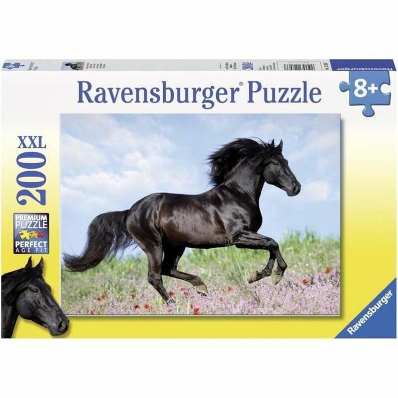 Ravensburger|Puzzle Ravensburger 12803 Black Stallion XXL 200 Peças Ravensburger|Puzzle Ravensburger 12803 Black Stallion XXL 200 Peças