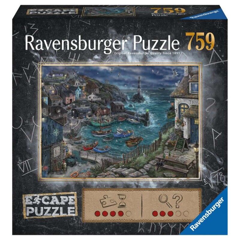 Ravensburger|Puzzle Ravensburger 17528 Escape - Treacherous Harbor 759 Peças Ravensburger|Puzzle Ravensburger 17528 Escape - Treacherous Harbor 759 Peças