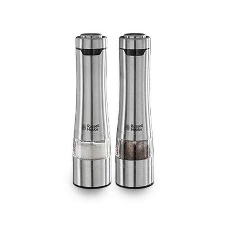 Russell Hobbs|Moinho de Especiarias Russell Hobbs RU-23460-56 Prateado Aço (2 Unidades) Russell Hobbs|Moinho de Especiarias Russell Hobbs RU-23460-56 Prateado Aço (2 Unidades)