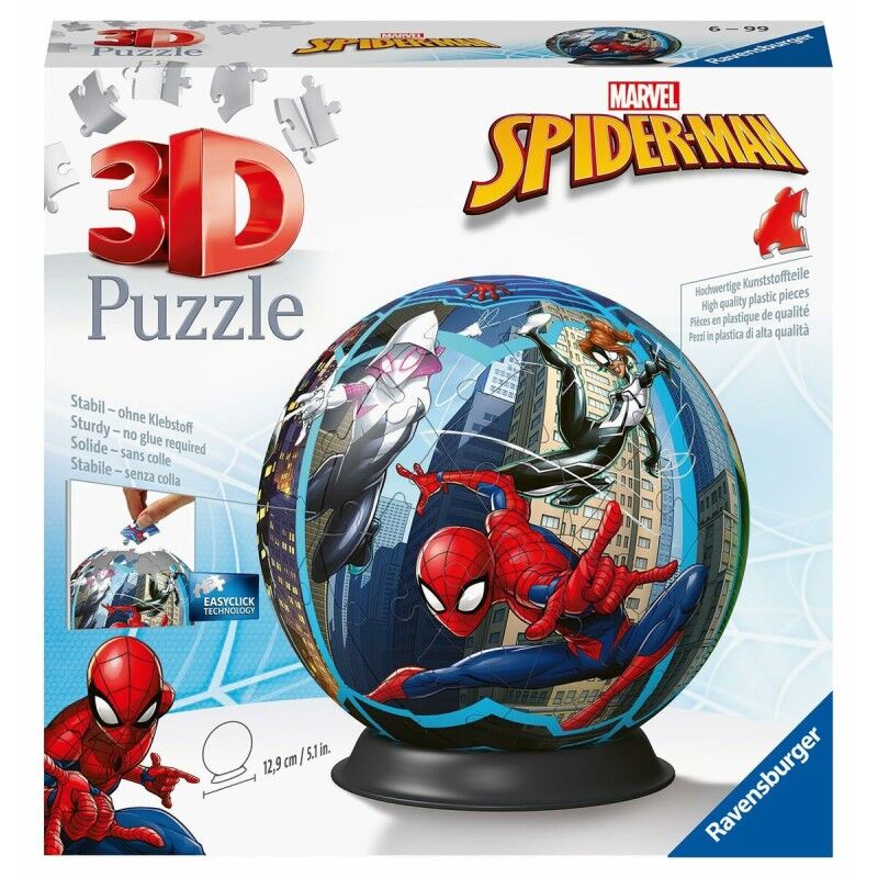 Spider-Man|Puzzle 3D Spider-Man Bol 76 Peças Spider-Man|Puzzle 3D Spider-Man Bol 76 Peças