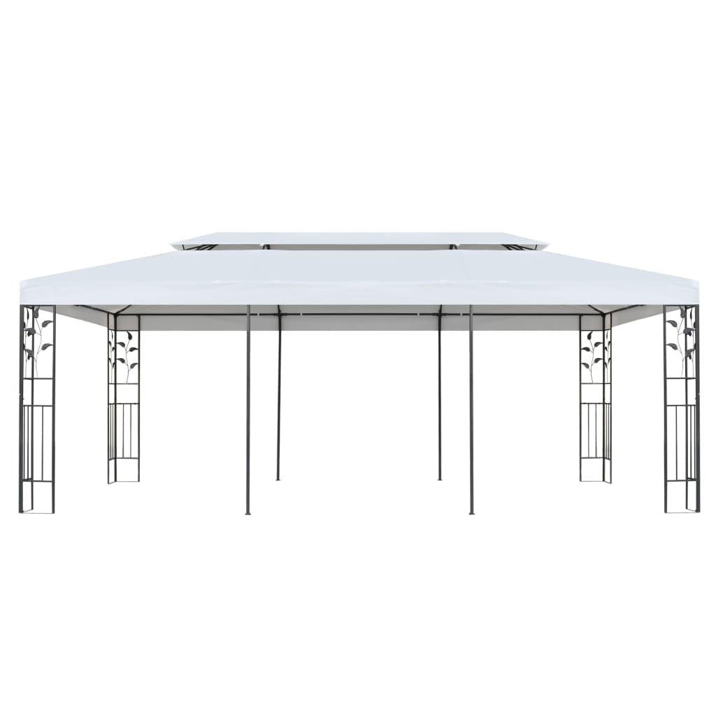 vidaXL Gazebo 3x6 m branco