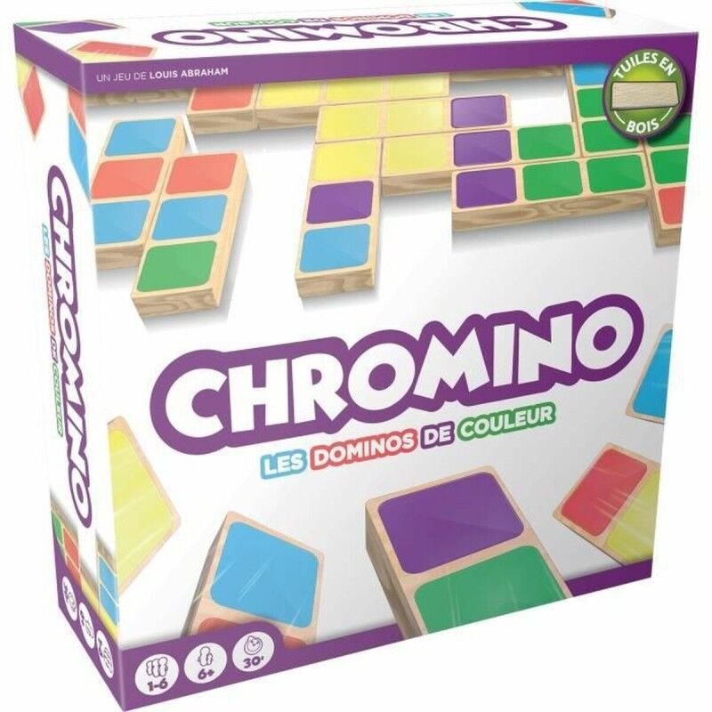 Asmodee|Jogo de Mesa Asmodee Chromino (FR) Multicolor Asmodee|Jogo de Mesa Asmodee Chromino (FR) Multicolor