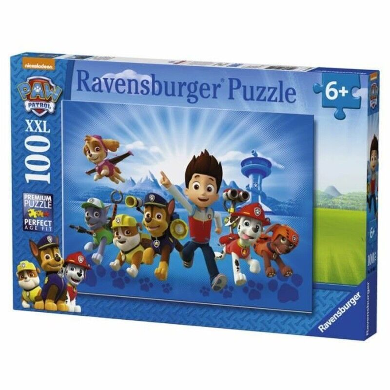 The Paw Patrol|Puzzle The Paw Patrol Ravensburger 10899 XXL 100 Peças The Paw Patrol|Puzzle The Paw Patrol Ravensburger 10899 XXL 100 Peças