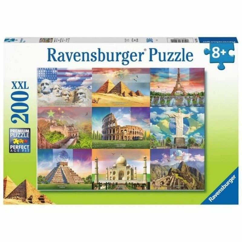 Ravensburger|Puzzle Ravensburger 13290 XXL Monumentos del mundo 200 Peças Ravensburger|Puzzle Ravensburger 13290 XXL Monumentos del mundo 200 Peças