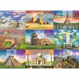 Ravensburger|Puzzle Ravensburger 13290 XXL Monumentos del mundo 200 Peças