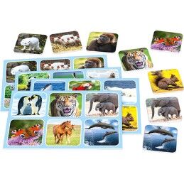 Schmidt Spiele|Jogo de Mesa Schmidt Spiele Zoo Lotto animais