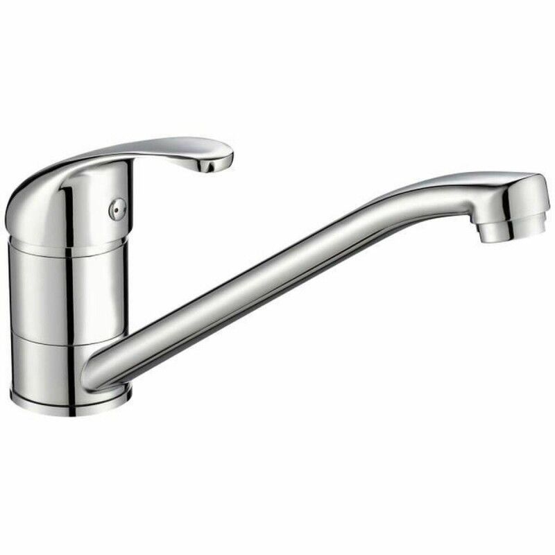 Rousseau|Torneira Monocomando Rousseau Cinzento Chrome Metal Aço inoxidável Latão Rousseau|Torneira Monocomando Rousseau Cinzento Chrome Metal Aço inoxidável Latão
