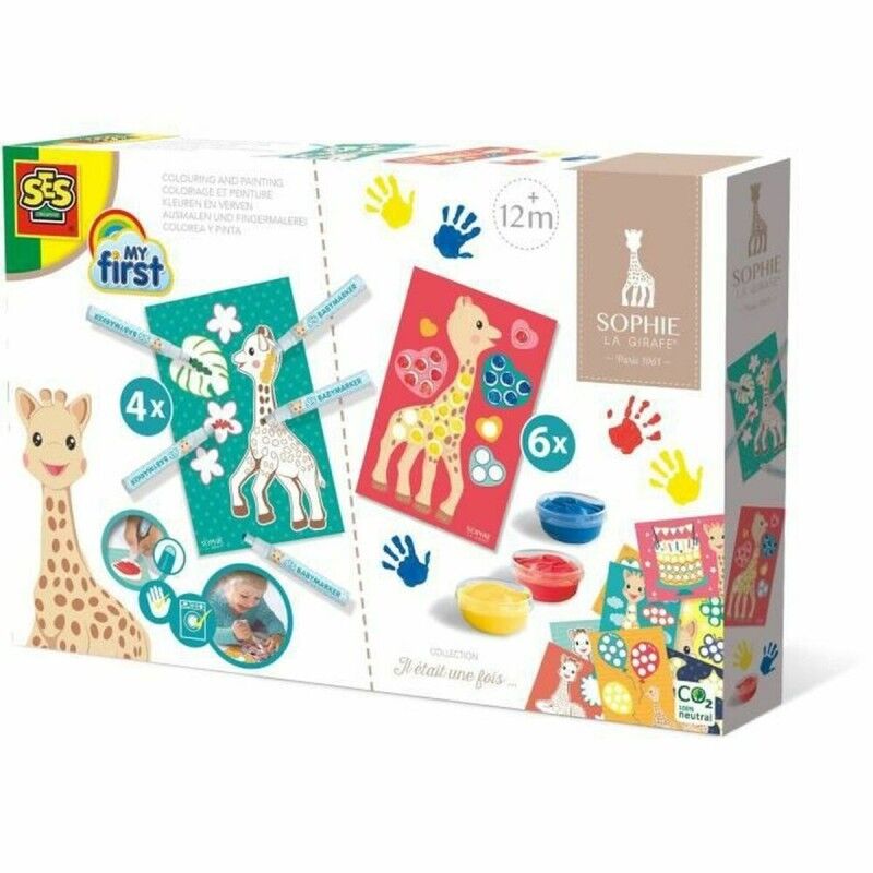 SES Creative|Desenhos para pintar SES Creative Sophie la girafe