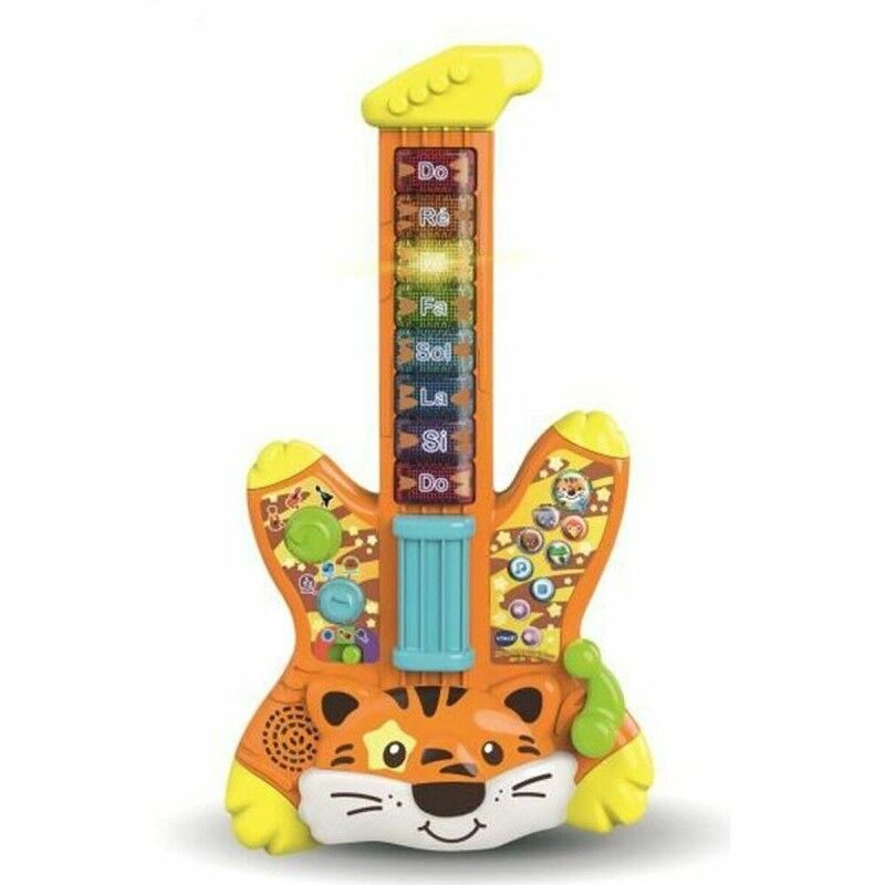 Vtech Baby|Guitarra Infantil Vtech Baby Jungle Rock- Guitare Électrique Tigre 1 Peça Vtech Baby|Guitarra Infantil Vtech Baby Jungle Rock- Guitare Électrique Tigre 1 Peça