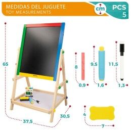 Woomax|Quadro 2 em 1 Woomax 5 Peças 37,5 x 65 x 30,5 cm 4 Unidades