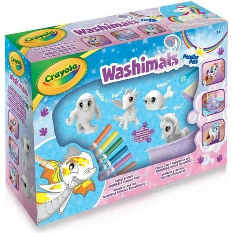 Crayola|Jogo de Trabalhos Manuais Crayola Washimals Personalizado Crayola|Jogo de Trabalhos Manuais Crayola Washimals Personalizado