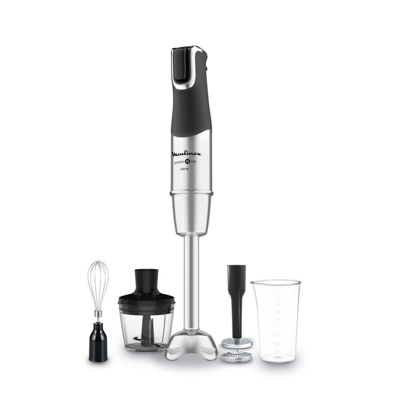 Moulinex|Batedeira de Mão Multifunções com Acessórios Moulinex Powelix Life Prateado 1200 W