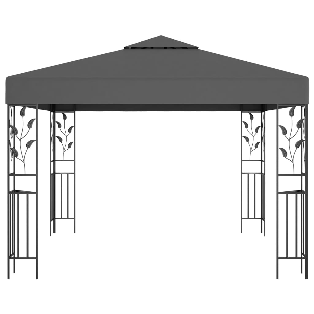 vidaXL Gazebo 3x3 m antracite