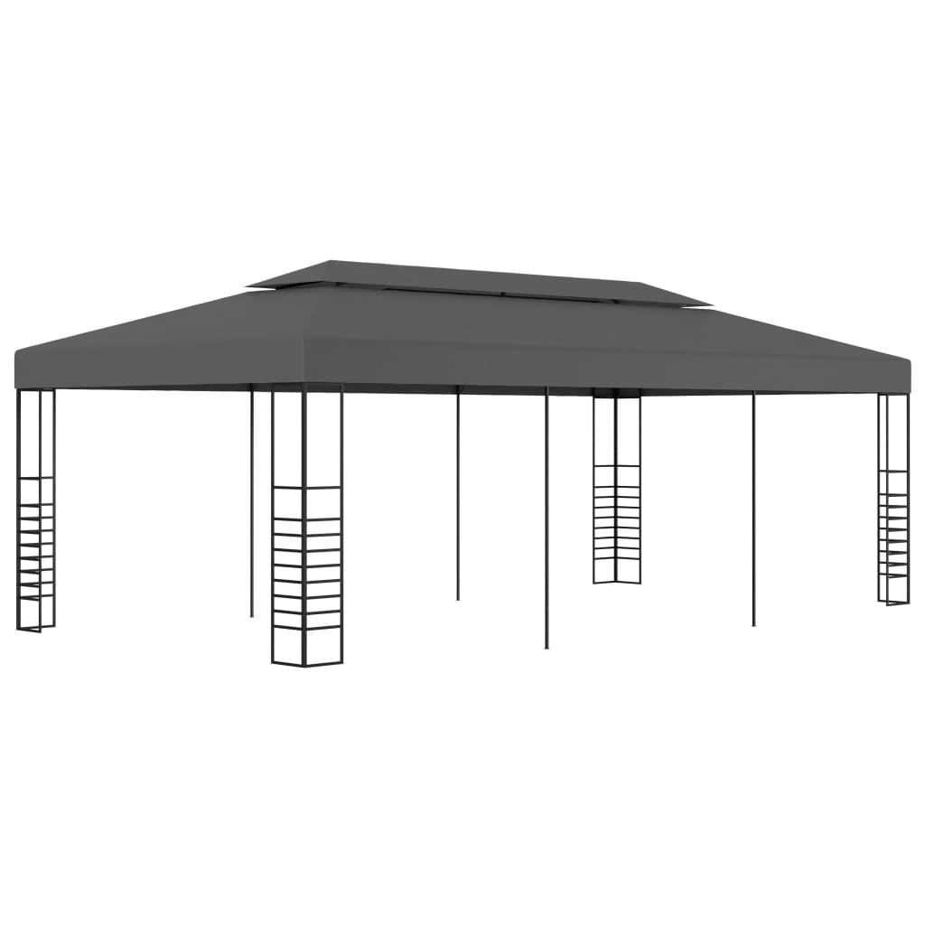 vidaXL Gazebo/tenda 3x6 m antracite