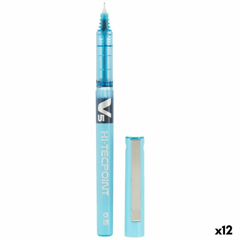 Pilot|Esferográfica de tinta líquida Pilot V-5 Hi-Tecpoint Azul Claro 0,3 mm (12 Unidades) Pilot|Esferográfica de tinta líquida Pilot V-5 Hi-Tecpoint Azul Claro 0,3 mm (12 Unidades)