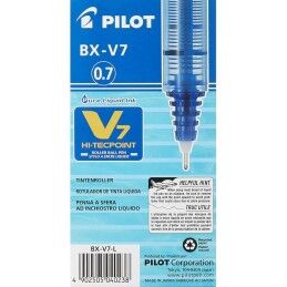Pilot|Esferográfica de tinta líquida Pilot V-7 Hi-Tecpoint Azul 0,5 mm (12 Unidades)