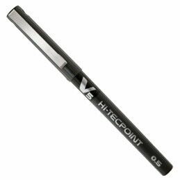 Pilot|Esferográfica de tinta líquida Pilot V-5 Hi-Tecpoint Preto 0,3 mm (12 Unidades)