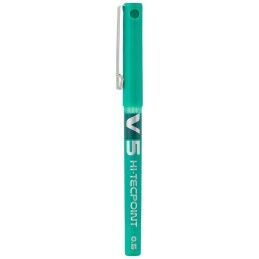 Pilot|Esferográfica de tinta líquida Pilot V-5 Hi-Tecpoint Verde 0,3 mm (12 Unidades)
