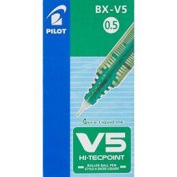 Pilot|Esferográfica de tinta líquida Pilot V-5 Hi-Tecpoint Verde 0,3 mm (12 Unidades)