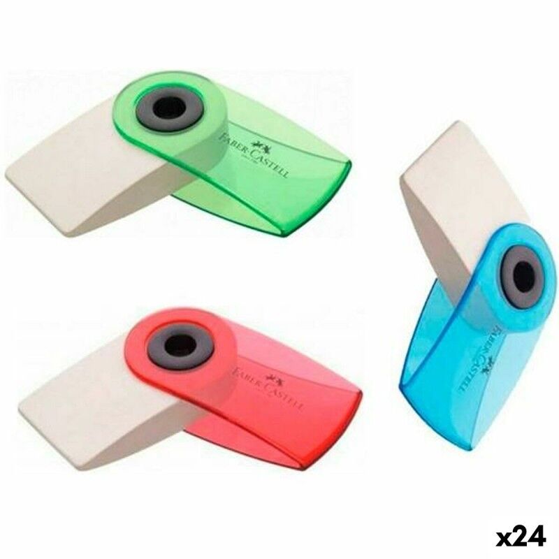 Faber-Castell|Borracha Faber-Castell Sleeve Mini (24 Unidades)