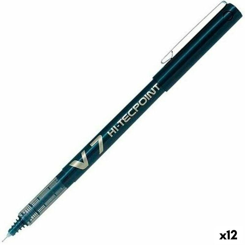 Pilot|Esferográfica de tinta líquida Pilot V-7 Hi-Tecpoint Preto 0,5 mm (12 Unidades) Pilot|Esferográfica de tinta líquida Pilot V-7 Hi-Tecpoint Preto 0,5 mm (12 Unidades)