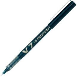 Pilot|Esferográfica de tinta líquida Pilot V-7 Hi-Tecpoint Preto 0,5 mm (12 Unidades)