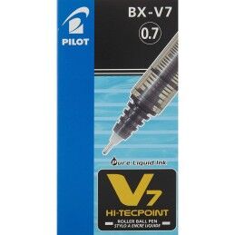 Pilot|Esferográfica de tinta líquida Pilot V-7 Hi-Tecpoint Preto 0,5 mm (12 Unidades)