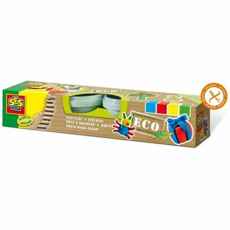 SES Creative|Jogo de Plasticina SES Creative Eco 4 cores SES Creative|Jogo de Plasticina SES Creative Eco 4 cores