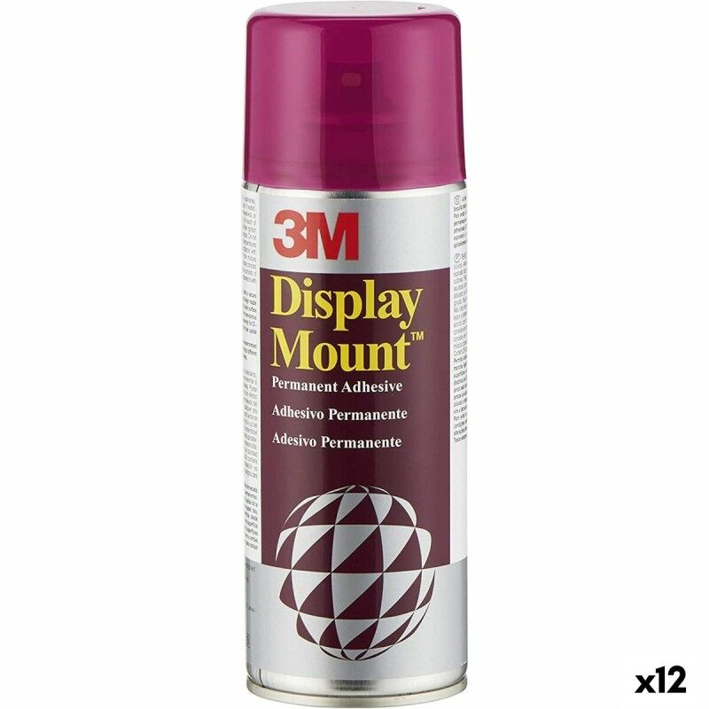 3M|Adesivo em spray 3M Display Mount 400 ml Permanente (12 Unidades) 3M|Adesivo em spray 3M Display Mount 400 ml Permanente (12 Unidades)