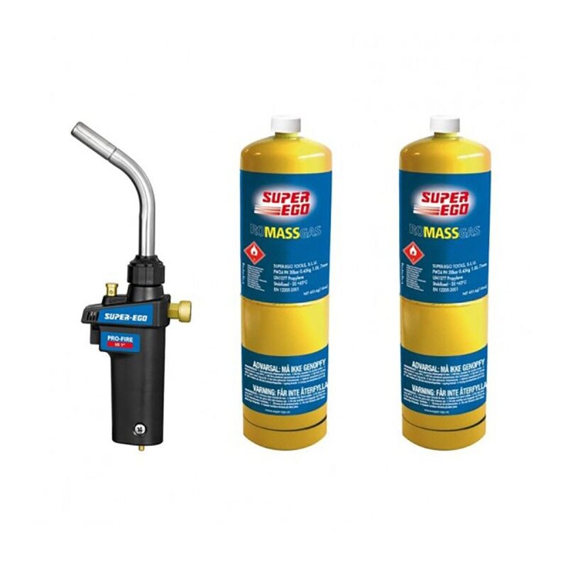 Super Ego|Kit de tocha de soldar Super Ego Pro-Fire 1500002772 1" Super Ego|Kit de tocha de soldar Super Ego Pro-Fire 1500002772 1"