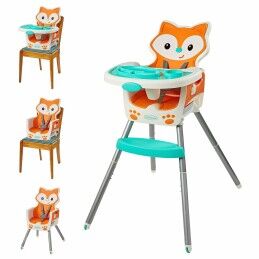 Infantino|Cadeira Alta Infantino Laranja Espuma