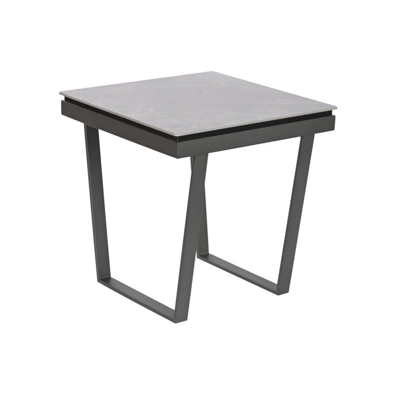Home ESPRIT|Mesa de apoio Home ESPRIT Cinzento Metal 51 x 51 x 53 cm Home ESPRIT|Mesa de apoio Home ESPRIT Cinzento Metal 51 x 51 x 53 cm