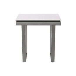 Home ESPRIT|Mesa de apoio Home ESPRIT Cinzento Metal 51 x 51 x 53 cm