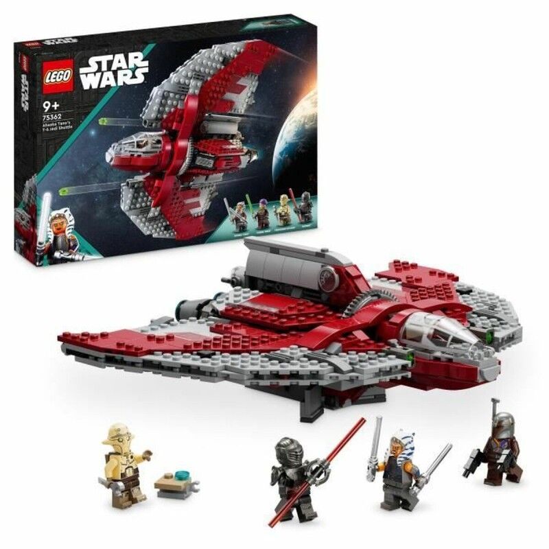 Lego|Jogo de Construção Lego Star Wars 75362 Ahsoka Tano's T6 Jedi Shuttle Multicolor 599 Peças Lego|Jogo de Construção Lego Star Wars 75362 Ahsoka Tano's T6 Jedi Shuttle Multicolor 599 Peças