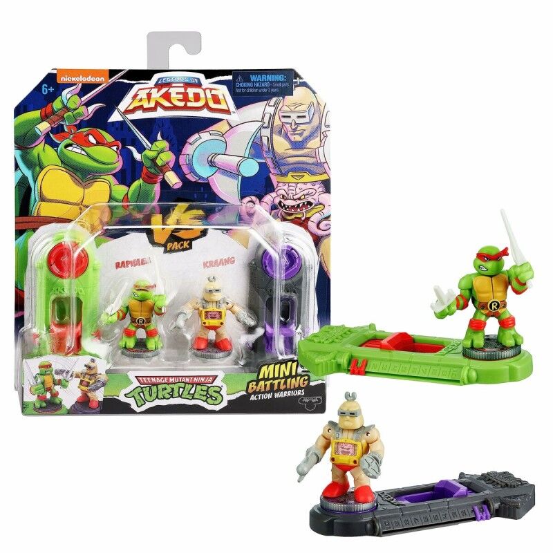 Teenage Mutant Ninja Turtles|Figuras de combate Teenage Mutant Ninja Turtles Legends of Akedo: Raphael vs Kraang Teenage Mutant Ninja Turtles|Figuras de combate Teenage Mutant Ninja Turtles Legends of Akedo: Raphael vs Kraang