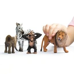 Schleich|Figuras de animais Schleich 42387 Wild Life: Safari 4 Peças Plástico
