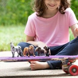 Schleich|Figuras de animais Schleich 42387 Wild Life: Safari 4 Peças Plástico