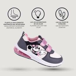 Minnie Mouse|Sapatilhas de Desporto Infantis Minnie Mouse Cinzento
