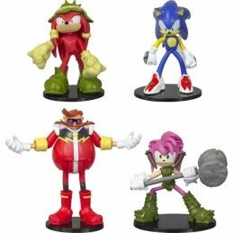 Sonic|Figuras Articuladas Sonic Prime 4 Peças