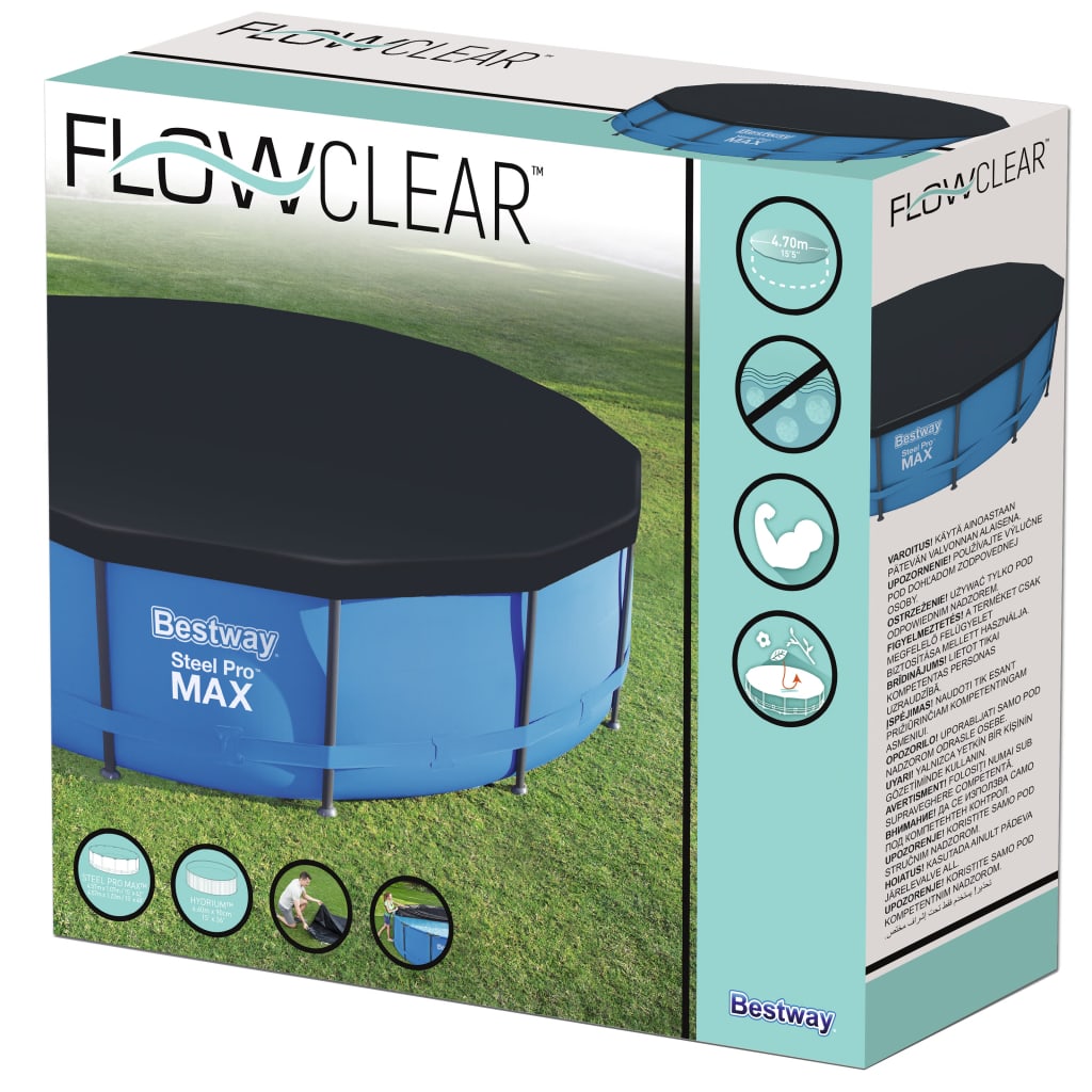 Bestway Cobertura de piscina Flowclear 457 cm