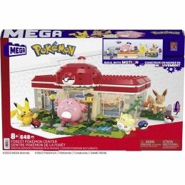 Pokémon|Kit de construção Pokémon Mega Construx - Forest Pokémon Center 648 Peças